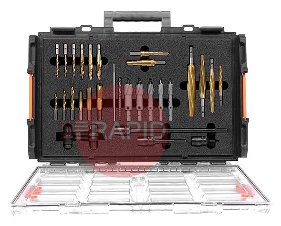 STC-EMID-INIK  HMT VersaDrive STAKIT Mid Tool Case - 31 Piece Site Installation Kit (Inch Sizes)