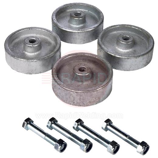 SWH400  4 Roller Steel Wheel Kit