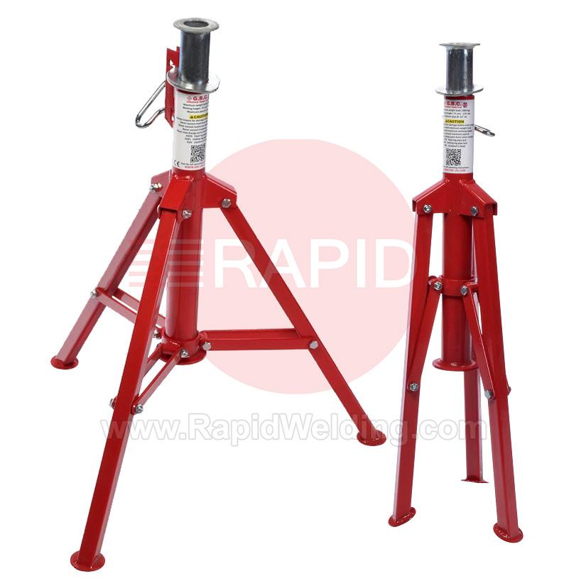 TFS301  Pipe Jack 3 Tri Folding Leg Height Adjustable Stand (Base Only)