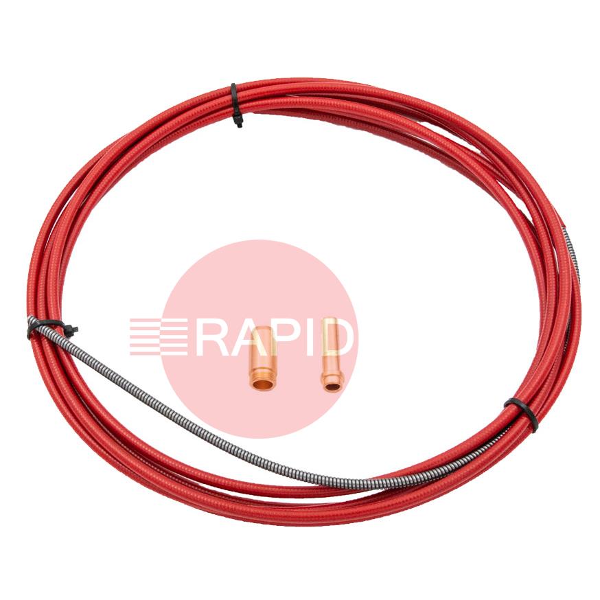 W026263  Kemppi Steel 3.5m Wire Liner, for 0.9-1.2mm Ferrous Steel