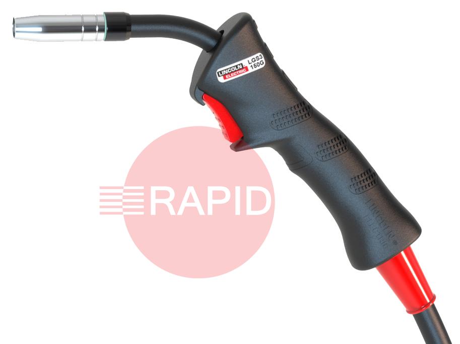 W10430-15  Lincoln LGS3-150G Air Cooled 180A MIG Torch