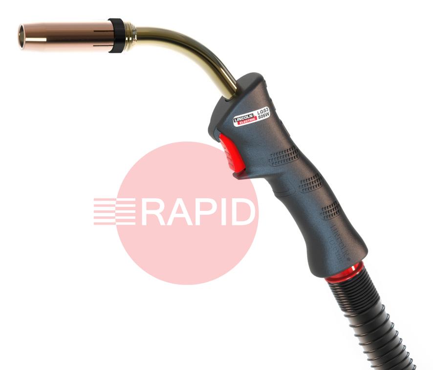 W10430-505  Lincoln LGS3-505W Water Cooled 500A MIG Torch