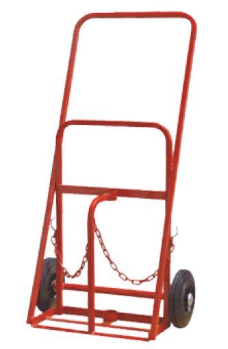WG2003  Solid Tyre Heavy Duty Oxygen/ Acetylene Midi  Cylinder Trolley