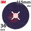 3M-7100308530  3M Cubitron 3 1182C Fibre Disc, 115mm Diameter, +36 Grit (Box of 25)
