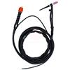 TX163GVD94  Kemppi Flexlite TX K3 163GV D9 Air Cooled 160 Amp Scratch Start TIG Torch, with 70° Angle Neck & Gas Valve - 4m