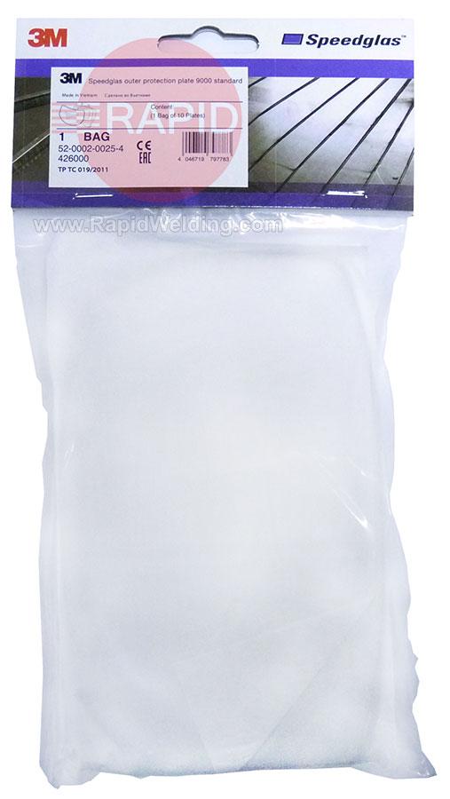 3M-426000  Speedglas Outer Protection Plate standard, Pack of 10. Fits All 9000 Models 04-0270-01