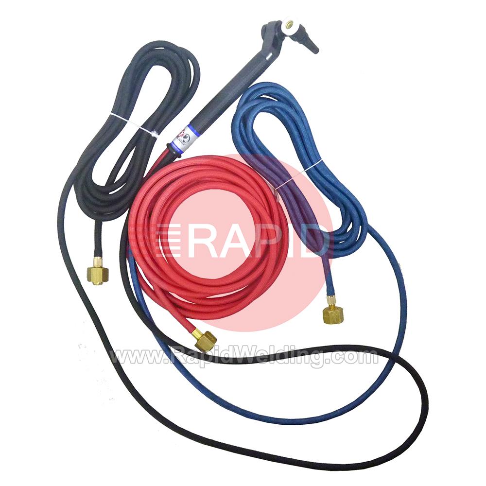 CK-FL2325SF  CK FlexLoc FL230 2 Series Water-Cooled TIG Torch with 8m SuperFlex Cables, G3/8